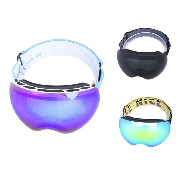 

goggles anti-fog windproof dual lens skiing snowboard sunglasses