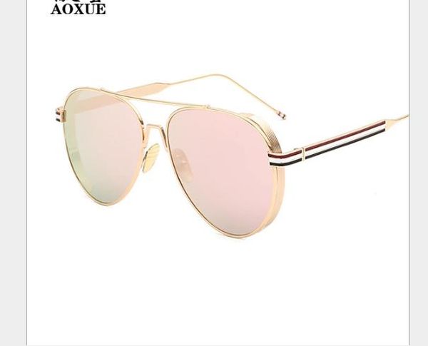 

2019 new thick-edged sunglasses for men and women clam glasses, White;black
