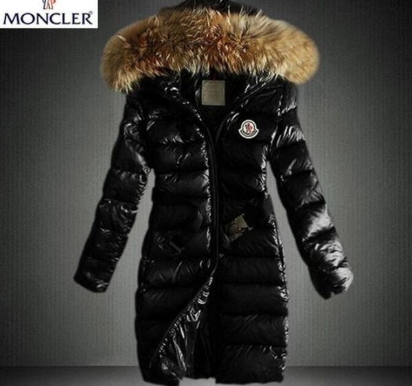 

2019 new tyle women winter warm down jacket with fur collar feather dre jacket women outdoor down coat woman fa hion jacket parka, Black
