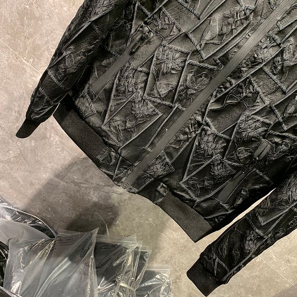 

100%real jacket/causal mens jacket/fashion black tuxedo luxury emboss model kfrjf