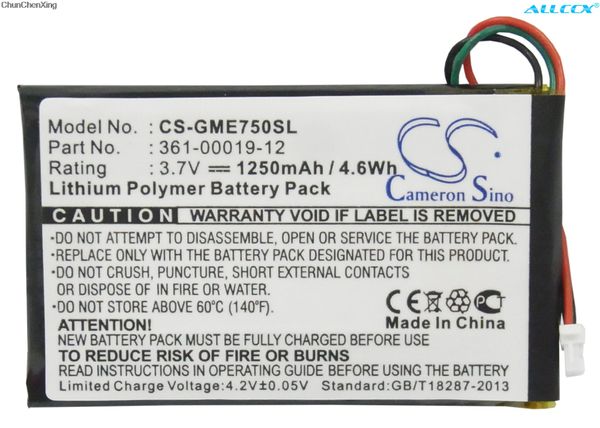 

cameron sino 1250mah battery 361-00019-12 for garmin edge 605, 705