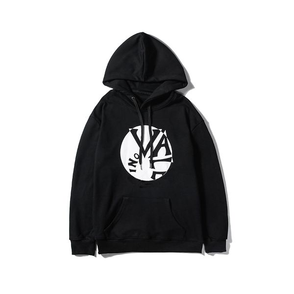 

толстовки мужские женские письма печати hooded sweatershirts повседневный дизайнерский бренд пуловер top quality luxury весна осень черный б, Black
