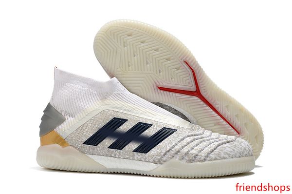 

2019 good soccer cleats predator 19 in ic indoor soccer shoes predator 19 tf football boots men shoes us6.6-11