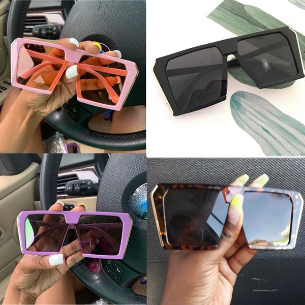 

vintage big square sunglasses women oversized luxury fashion sun glasses female cool lady sunglasses shades uv400, White;black
