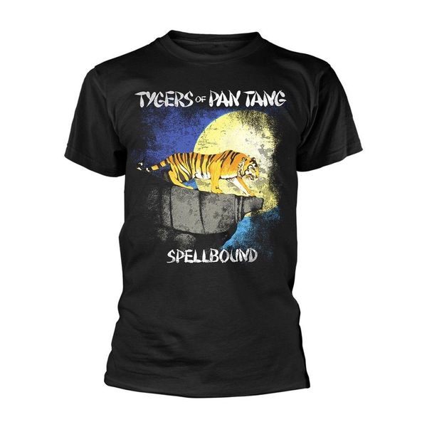 

tygers of pan tang 'spellbound' t shirt - new, White;black