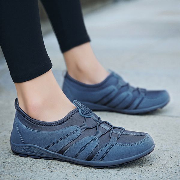 

women sneakers comfortable ladies flat shoes spring autumn woman flats elastic band vulcanized shoes female zapatillas mujer, Black