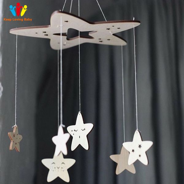 

baby bedding children bed room decoration multifunction wood star toys safe natural toy for baby bed accessories