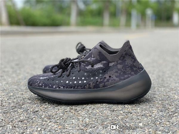 

350s v3 alien running shoes kanye west black white mens women athletic fashion designer primeknit sport sneakers 36-47