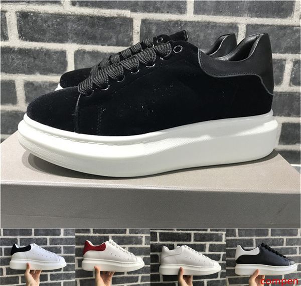 

velvet black mens womens casual shoe beautiful platform casual sneakers luxury designers shoes leather platform dress shoe sports with box