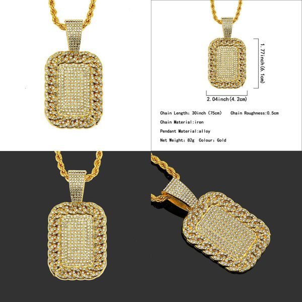 

hiphop hiphop necklace diamond man pendeloque cut 24k real gold chain anchor designer necklace tennis chain, Silver