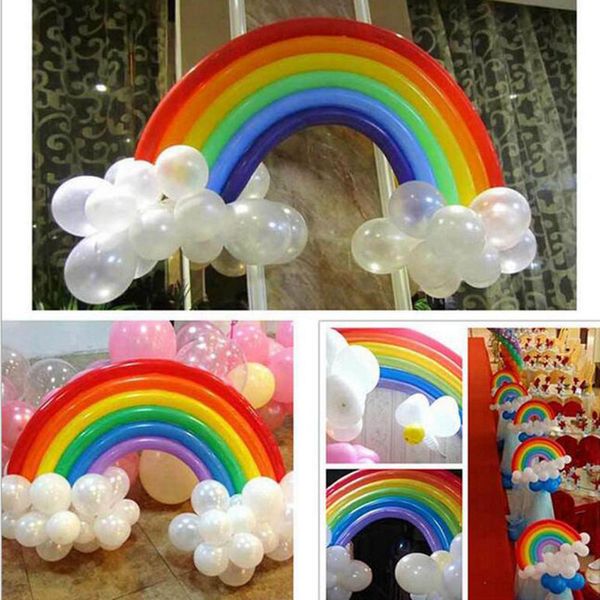 Novos balões de arco-íris balões mágicos festa de aniversário casamento amor dia dos namorados dia decoração Baloons grosso presente criativo