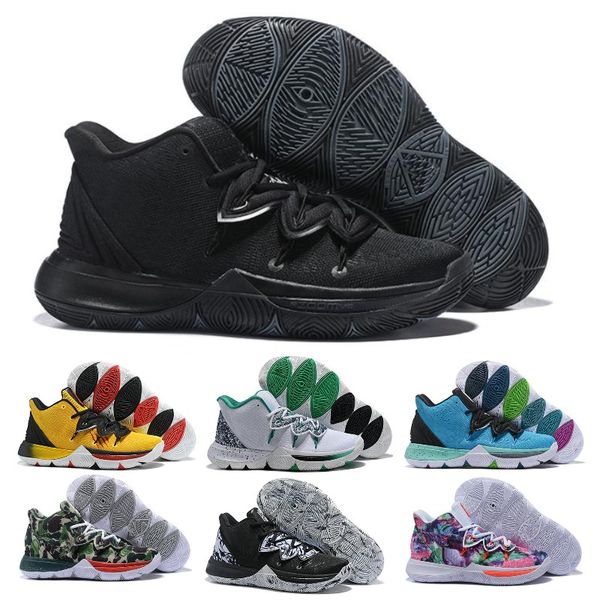 

kyrie men 5 basketball shoes for sale irving 5s sneakers sports mens shoe wolf grey team red outdoor trainers basketball shoes