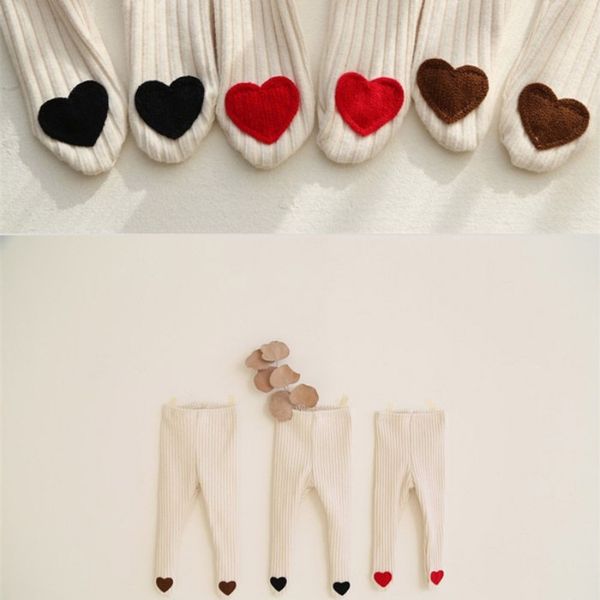 

1pair baby girl infant autumn winter warm pantyhose cute heart decoration toddler girls tights kids stocking children clothes, Blue