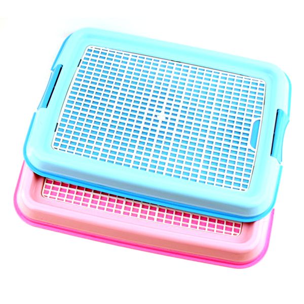 

plastic pet flat toilet lattice grid cat dog toilet suppliestray easy to clean training recyclable dog toilet tray
