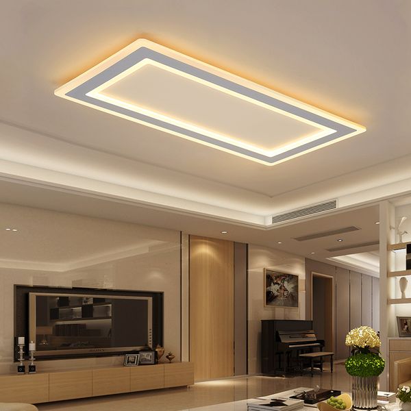 

modern minimalist rectangle ceiling lights light lustre led plafondlamp plafonnier led lamps for living room light fixtures