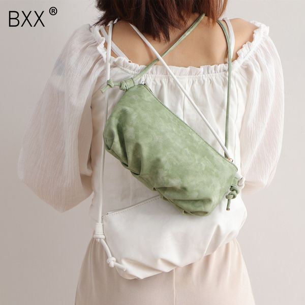 

bxx] pu leather green color crossbody bags for women 2020 lady fashion shoulder messenger handbags summer travel bag hl799