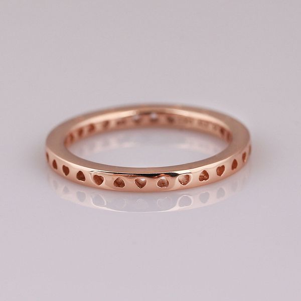 

cuteeco 2019 new hollow любовь сердца обручальные кольца для женщин розового золота цвета элегантный штабелях кольцо мода ювелирные подарки, Slivery;golden