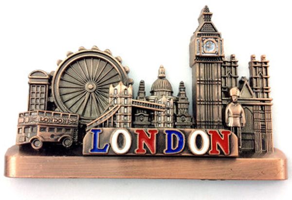 

european and american fashion 3d logo custom refrigerator stickers advertising small gifts promotional gifts tourist souvenirs