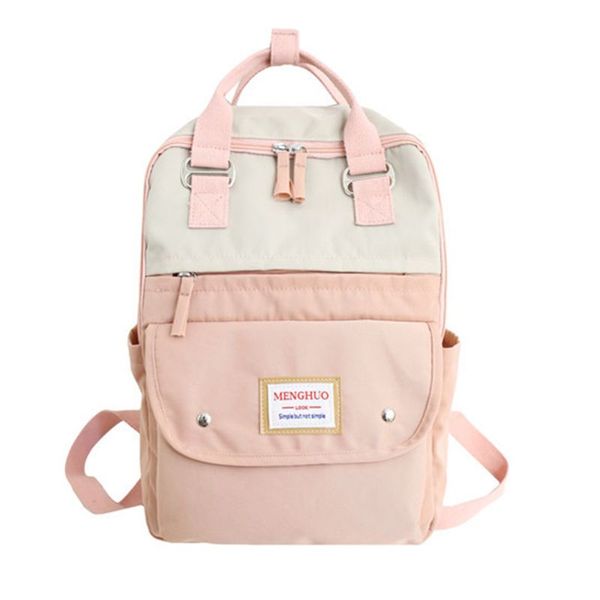 

women nylon backpack large capacity daypack travel bookbag teenagers girls casual schoolbag