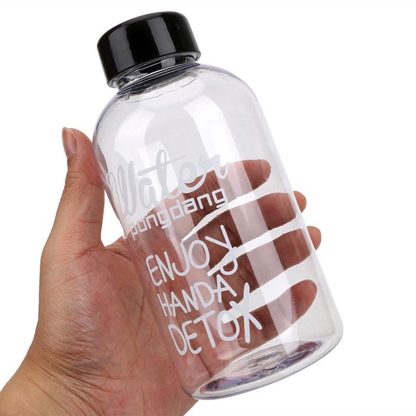 

600ml 1000ml water bottles sports cycling camping bottle with bag portable leak-proof fruit lemon juice drinking bottle dt0050
