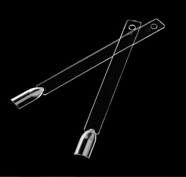 

50pcs clear natural fan shaped false nail tips polish uv gel sticker decoration display stick gel salon tool fake nail art tips7660589, Red;gold