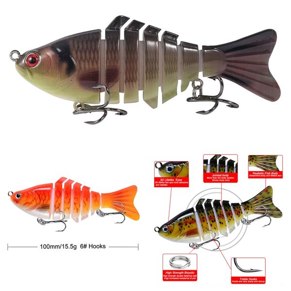 

hxs9z fishing baits hard bait lifelike set luya softbait 3d eyes 431 body saltwatershipping sell