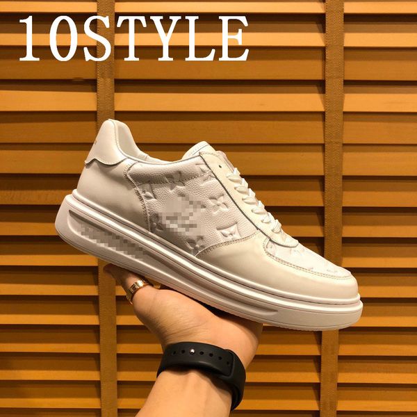 

19fs 2020 luxurious mens shoe white sneakers men casual shoes comfort walking shoes lace up men sneakers fashion footwear men us6-11, Black