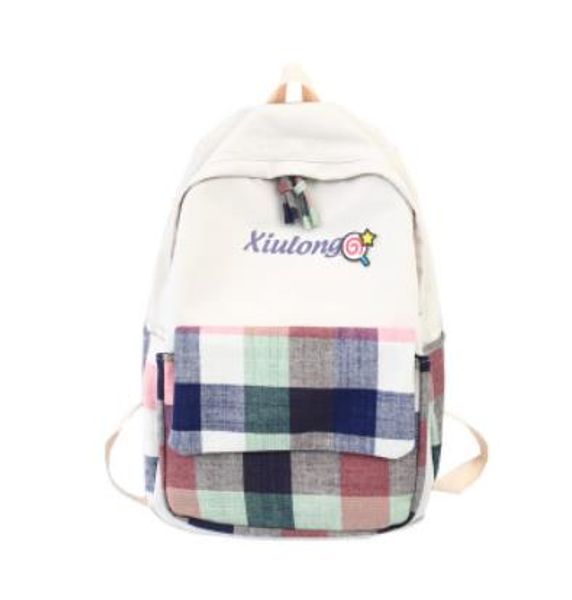 

european and american trend new fashion casual girl backpack xiulong fresh wild sweet lady backpack student bag