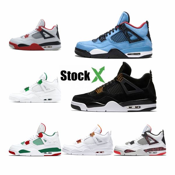 

4 4s men basketball air shoes unc military blue alternate 89 pure money white retro cement royalty b bred red black cat j4 sneakers #209