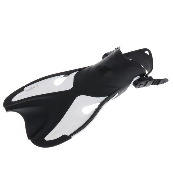 

adults diving fins open heel swimming learning flippers pool underwater sports swim flippers with adjustable belt