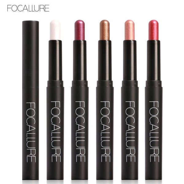 FOCALLURE 12 Colori Ombretto Adesivo Cosmetici Ombretto Matita Evidenziatore Shimmer Occhi Trucco Ombretto Eye Liner