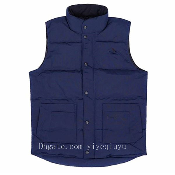 

2019 дизайнер мужского пальто зимы канада gose жилет роскошь вниз doudoune утепленную ветровку вниз жилет канадских женщин õie vestidos бесп, Black;white