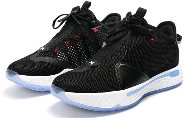 

2020 men's pg 4 nasa paul george's zoom basketball shoe trainers athletic sports running shoes for men training sneakers online, White;red