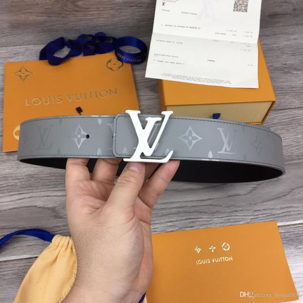 

new belt 2019, european and american style leisure neutral smooth buckle belt, men and women fashion printing belt, of freight g02, Black;brown