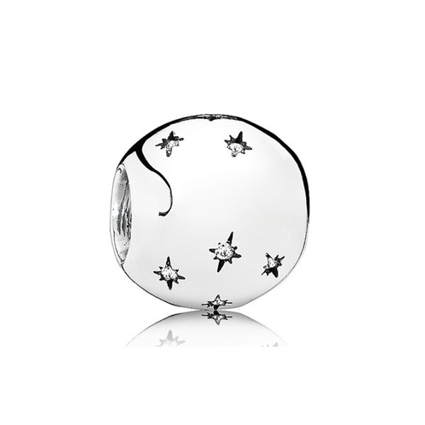 

новый 100% стерлингового серебра 925 1: 1 гламур мультфильм фея звезда снежинка 60-летия из бисера ретро женщины очаровательный подарок ювел, Black