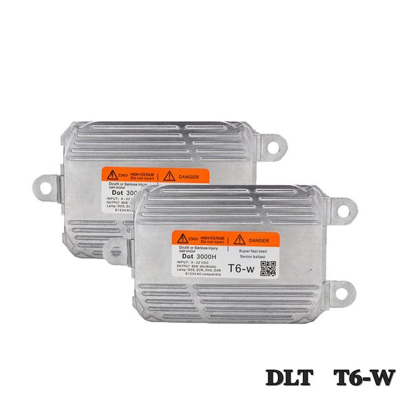 

2pcs 65w hid ballast dlt t6-w high efficiency fast bright for d2s d4s hid car headlight bulbs bixenon reactor power ignition box
