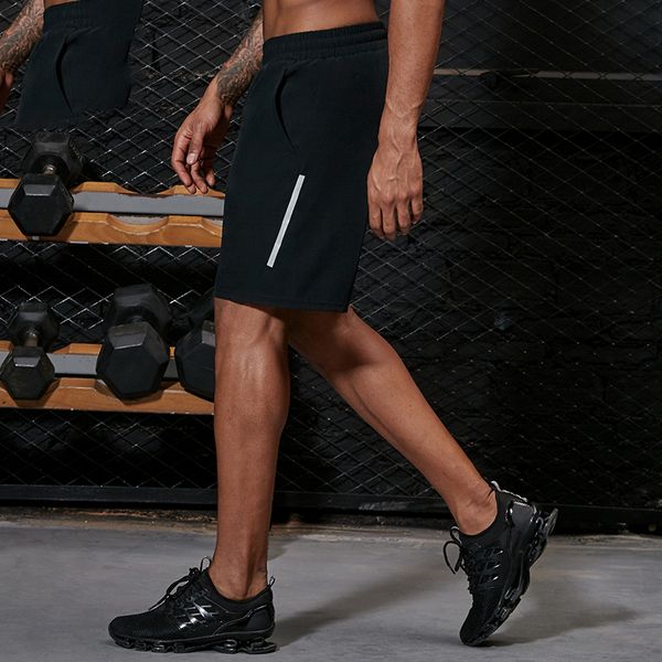 

running shorts willarde men's reflective quick dry gym outdoor fitness workout jogging basketball, Black;blue