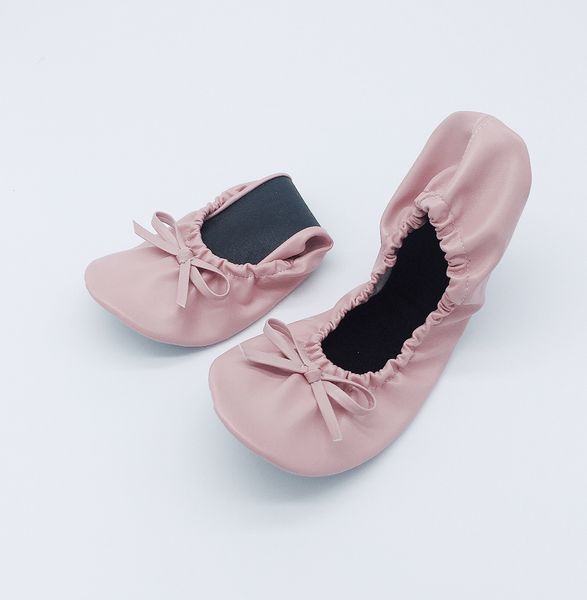 

Для одной пары женщин венчания складных ботинок балерины с мешком PU