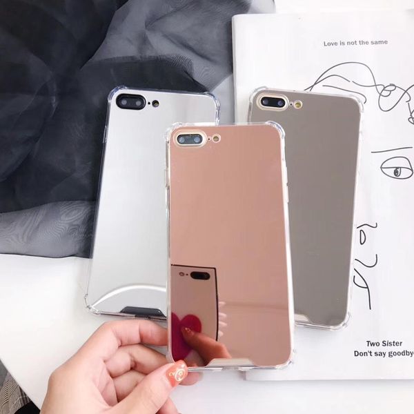 

vip lady makeup mirror mobile phone case sell phone cases for iphone 6 7 8 xr xsmax covers fashion