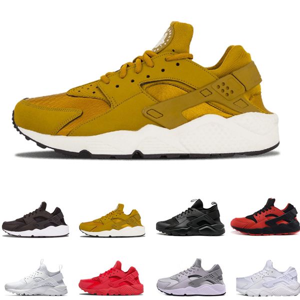 

designer shoes huarache ultra sports shoes for hurache black white red sneakers huraches triple huaraches casual shoes [without box