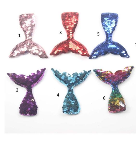 

6color beatifully mermaid design fashion scales sequins hair bow hairpins girl hair clips kids barrette headwear accessories, Slivery;white