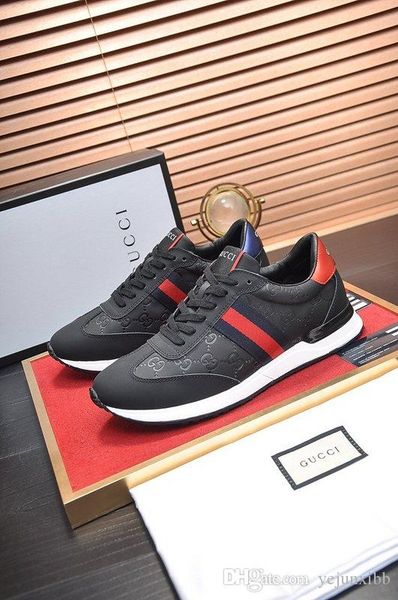 

a1 fashion rooster embroidered low casual shoes designer g sneakers for men women 38-45, Black