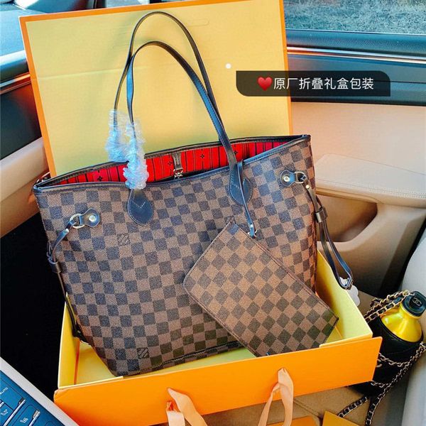 

2pcs set designer luxury handbags women handbag ladies designer designer handbag lady clutch purse retro shoulder