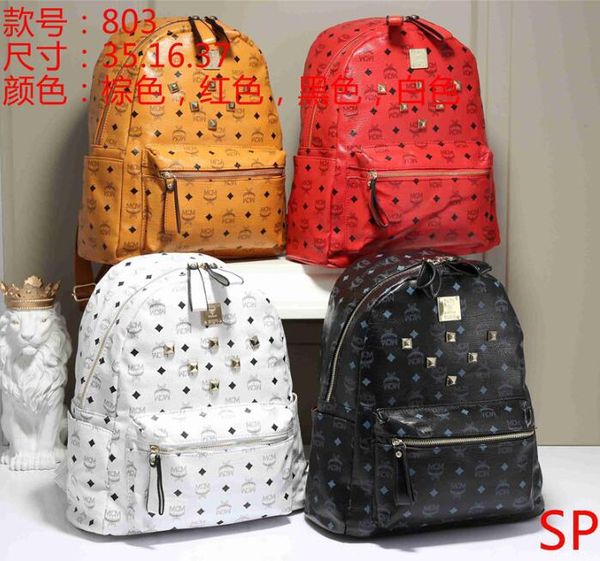 

2020 quality luxury men women's backpack famous backpack designers lady backpacks bags women men mcm backpack