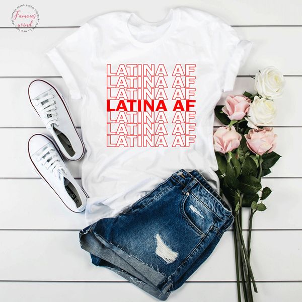 

latina af t shirt women tshirt latinas pride for women latin girls latina shirts morena tees womens right designs, White
