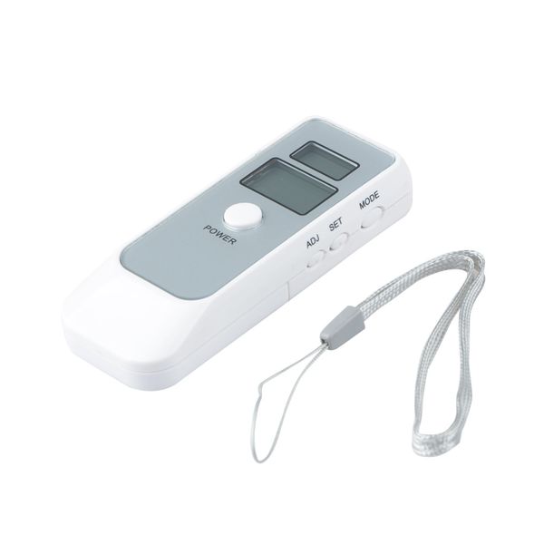 

new white portable cars lcd digital breath alcohol tester home auto breathalyzer tester analyser vehicle driver alcohol testing