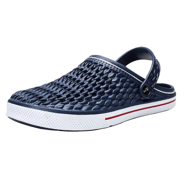

sagace mens garden garden shoes for men 2020 male slipper flip-flops flat shoes mens slippers outdoor chaussons homme, Black
