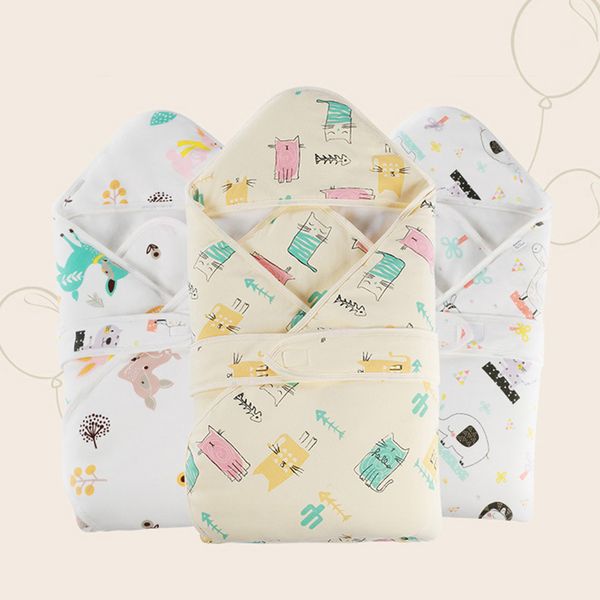 

baby swaddle newborn blanket quilt infant sleepsacks quilt cot cover envelope for discharge cartoon printed baby blanket 2019