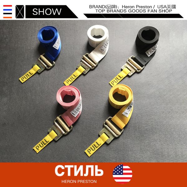 

Popular Logo HERON PRESTON JACQUARD Canvas Designer Belt Hip Hop Street Style Belt Multicolor Designer Belts Women Size 130cm