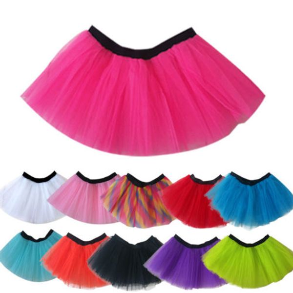 

3layers women tutu tulle skirt petticoat dance halloween party fancy